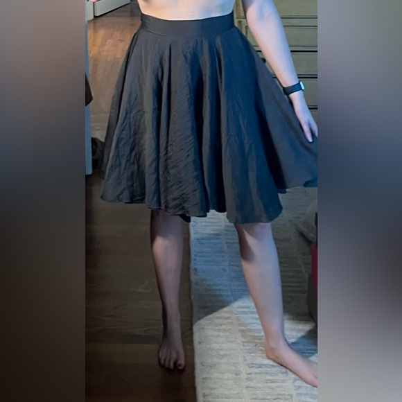 Ioanna Kourbela Gray Full Skirt Size Small - Picture 11 of 16
